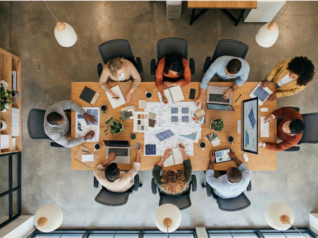 Il Team TEDI al lavoro